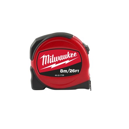 Slimline Tape Measure  - 8m/26ft Slimline Tape Measure  - 8m/26ft